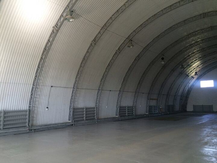 Каркасный ангар