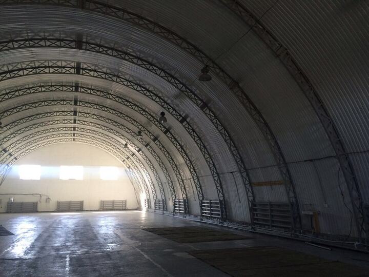 Каркасный ангар